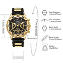 Arabic Dial Men Business Quartz Watch