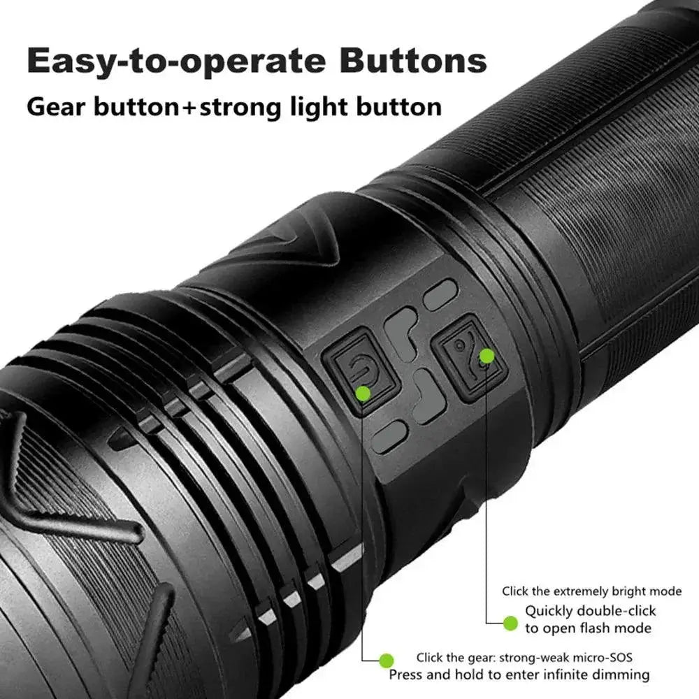 Power Up Your Adventures LED Flashlight Power Bank