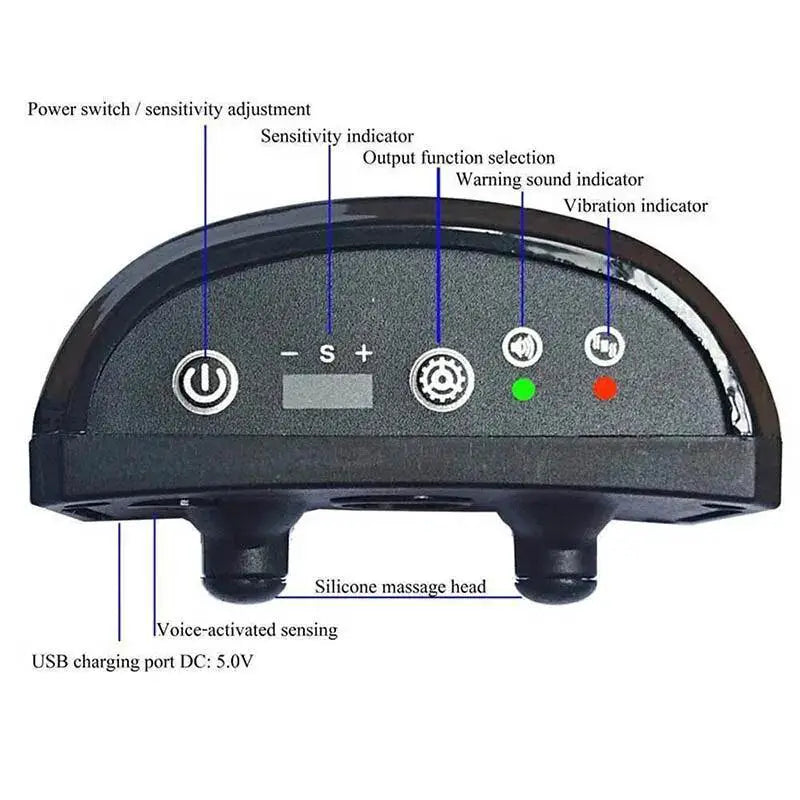 Ultrasonic Anti Barking Dog Training Collar Rechargeable