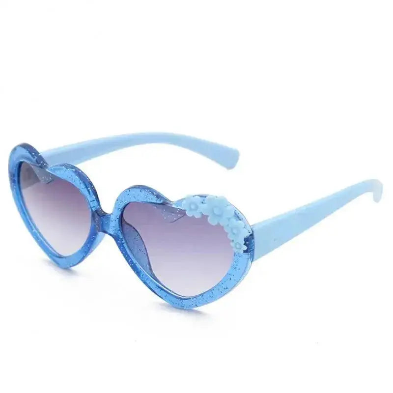 Cute Heart Shaped Kids Sunglasses With UV Protection