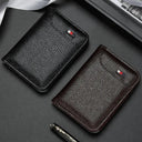 Men's Card Holder Thin Mini Wallet Card Storage Bag Unisex