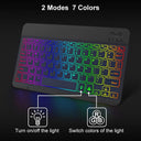 Backlit Bluetooth Keyboard & Mouse Combo for Efficiency