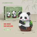 Panda Building Blocks Creative DIY Toy for Kids Fun Set