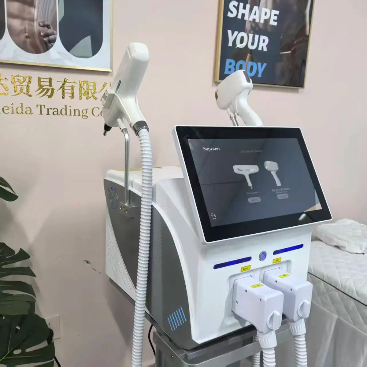 NEW Professional FAC 2 IN 1 6 Waves 808NM Diode Laser 5000w Hair Removal Machine Pico Qswitch ND YAG Tattoo Removal Machine