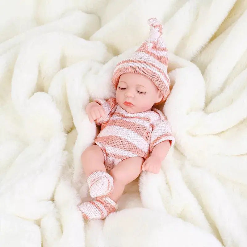Silicone Reborn Doll 20cm Lifelike Baby Toy For Girls