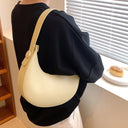 Armpit Bags: Cute Half Crescent Leather Bag