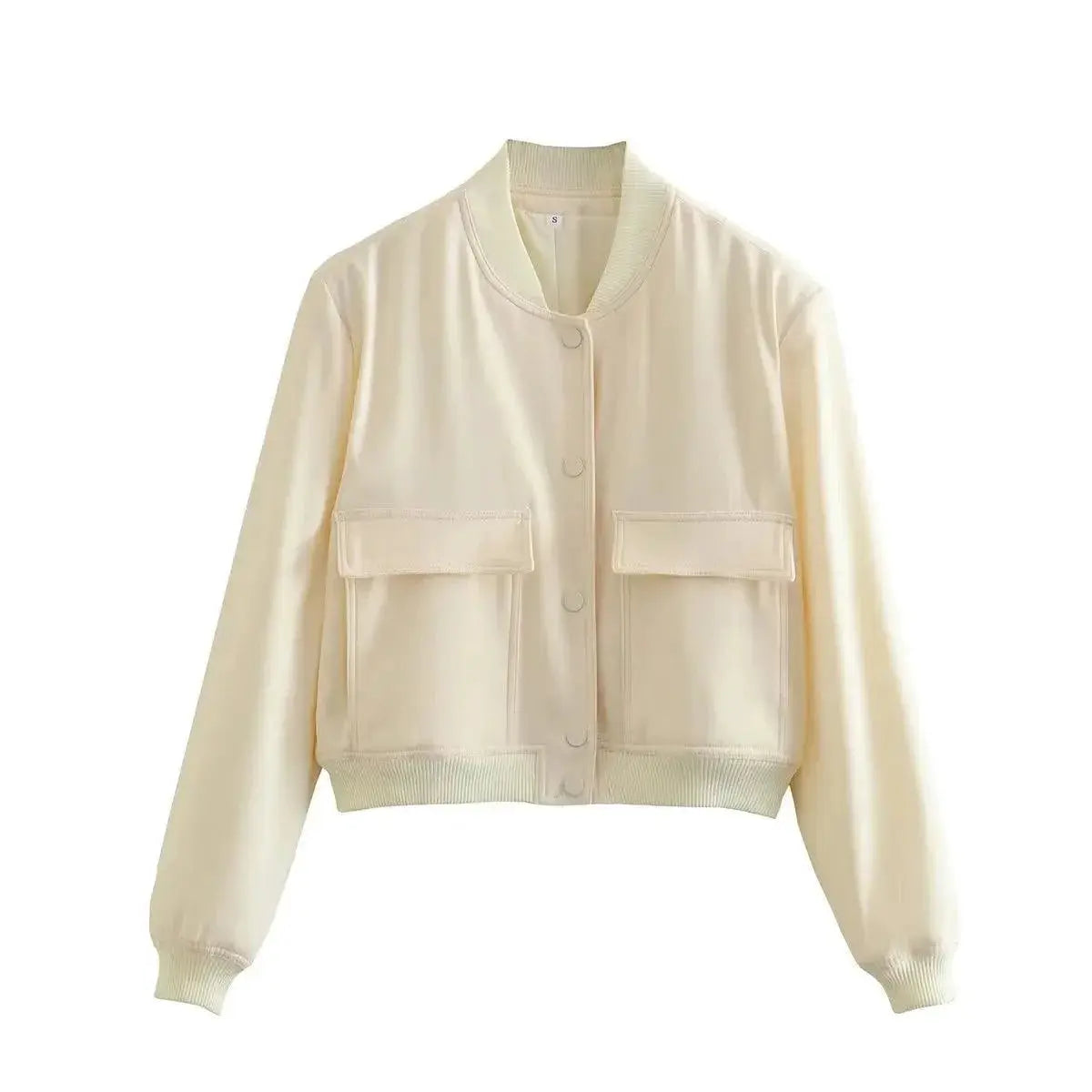Willshela Women Stylish Bomber Jacket Trendy V Neck Coat