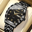 Luxury OLEVS Tonneau Men Wristwatch