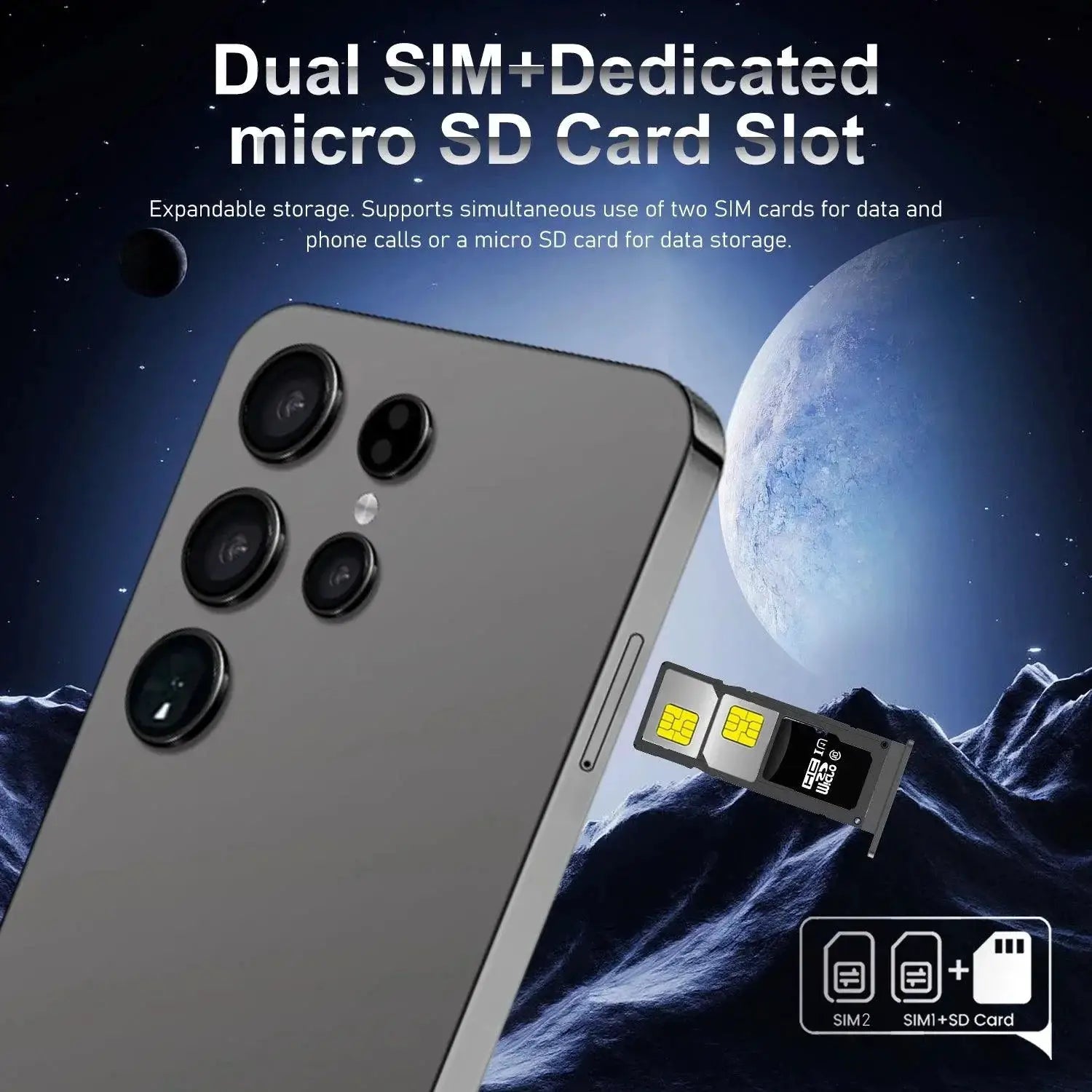 FUFFI S24 Ultra Smartphone 6.53 Inch Display 32GB Storage
