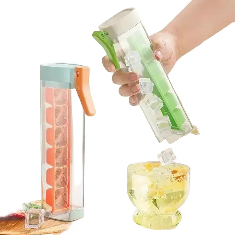 Ice Trays for Freezer 6 Compartment Press Type Molds