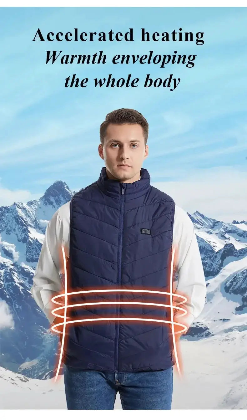 Water-Resistant Heated Vest for Warmth — product view 15