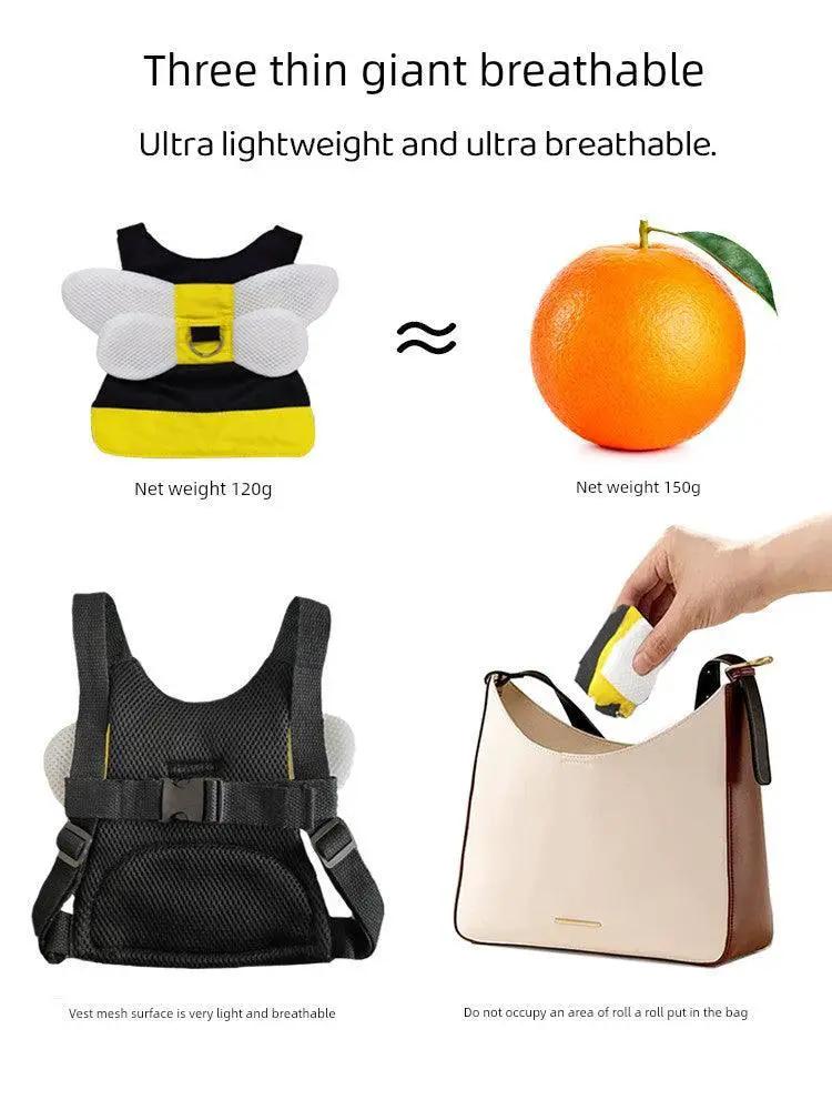 Qiaoletong Hand Rope Baby Walking Backpack Anti Lost Belt