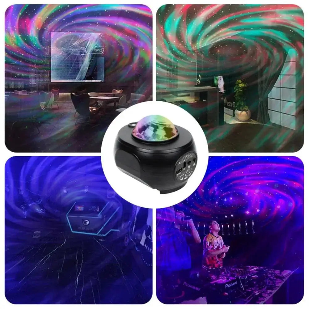 Galactic LED Star Projector Night Light For Gaming Rooms