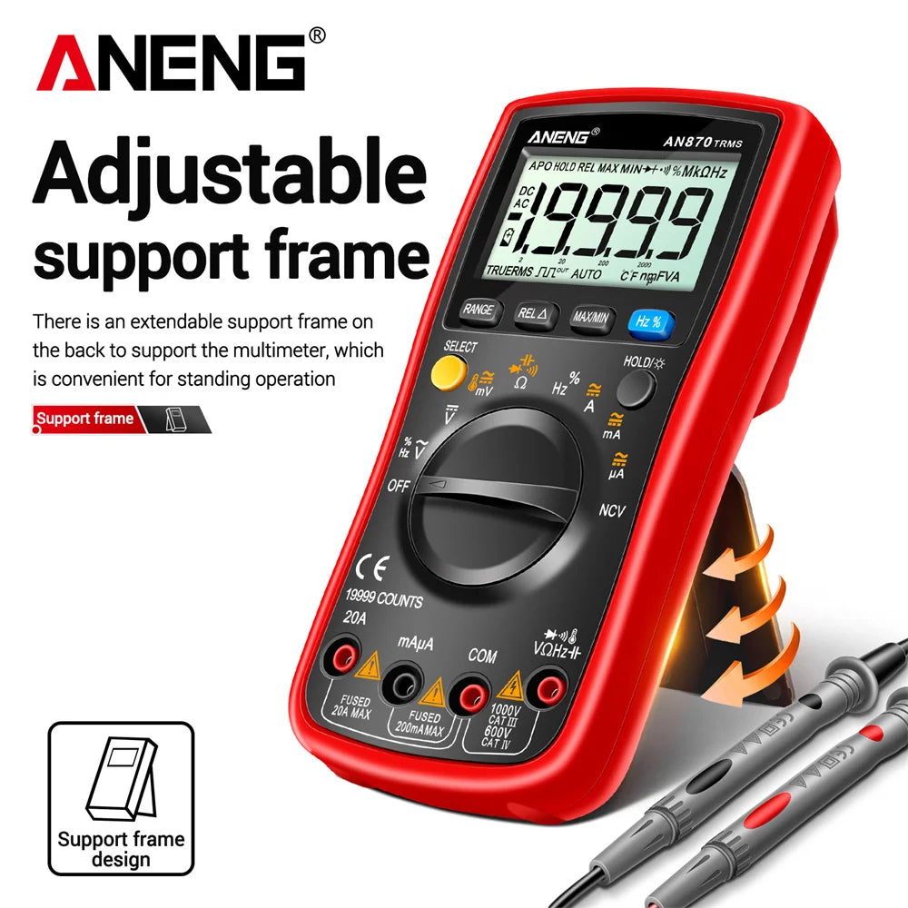 Counts Digital Multimeter True Rms