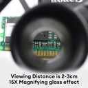 Head Mount Magnifying Glass Dual Lens Loupe 8X 15X 23X