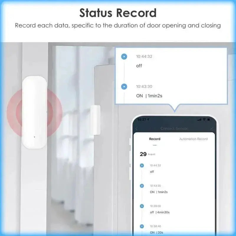 Smart WiFi Door Sensor Alarm For Ultimate Home Security