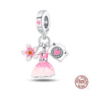 Sterling Silver Heels Lipstick Camera