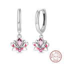 Sterling Silver Bee Butterfly Pink