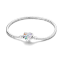 Sterling Silver Bracelet Cm Leaf