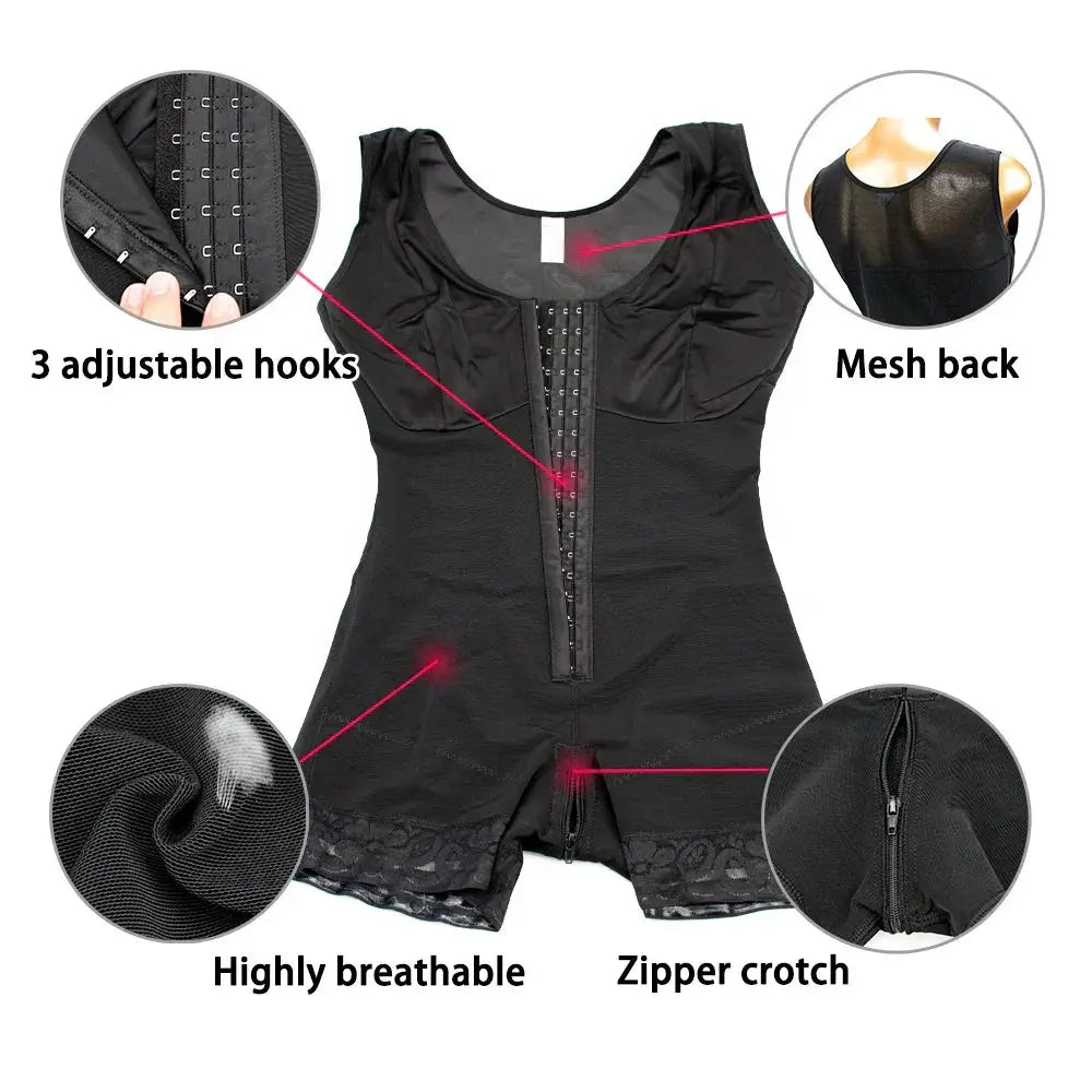Colombian Compression Shapewear Bodysuit For Tummy Control