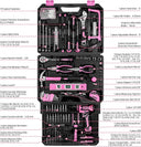DEKO Home Mechanic Toolbox with 12V Power Cordless Drill Hand Repair Tools Sets Combo Kits Storage Organizer Drawer Case