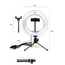 Professional Ring Light Kit with Tripod and Phone Holder