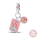 Sterling Silver Star Moon Sun
