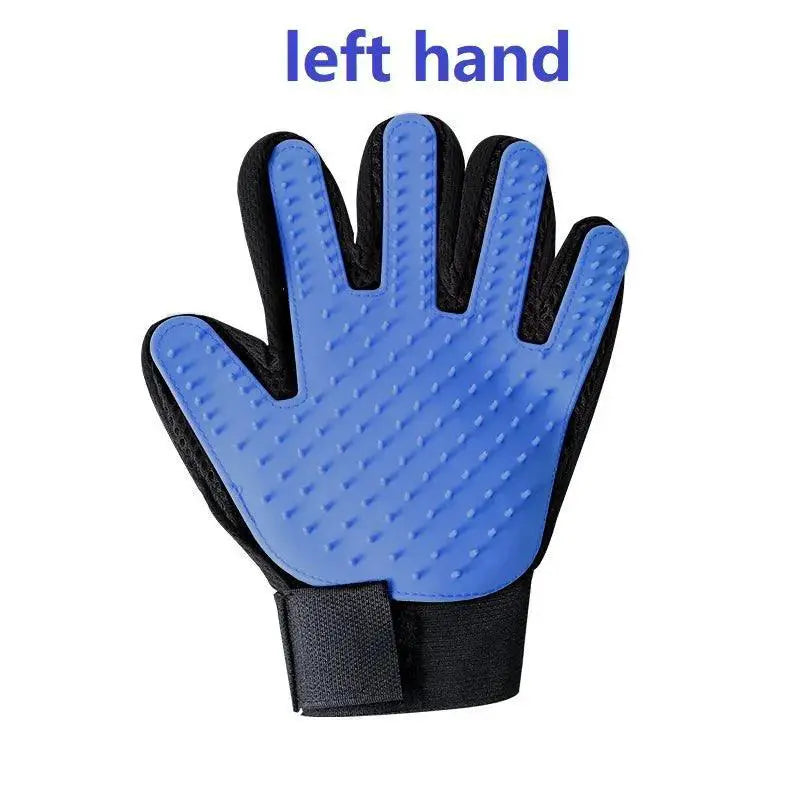 Rubber Pet Grooming Glove for Cats and Dogs Deshedding Tool