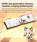 JUHOR Memoria Ram DR5 RGB 16GB 6400MHz Desktop Memory