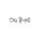 Sterling Silver Earrings Infinity Love