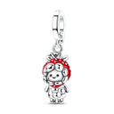 Sterling Silver Charm Beads Mask