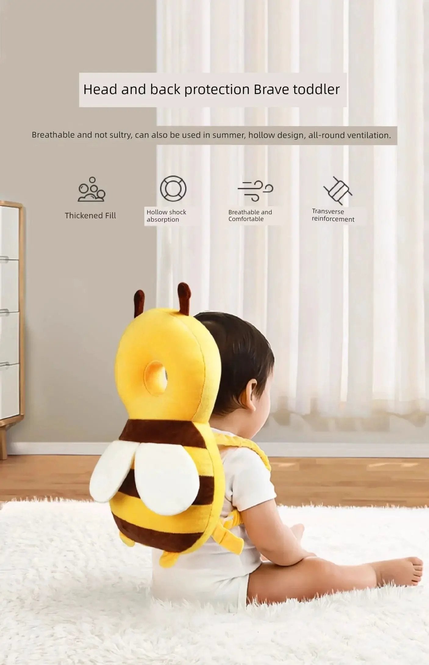 Fall Protection Baby Helmet Toddler Hat for Safe Adventures