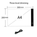 LED Drawing Board - 3 Dimmable Levels for Kids