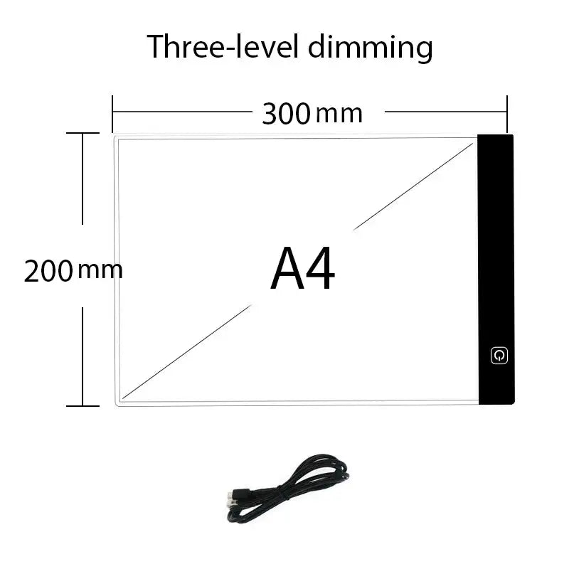LED Drawing Board - Dimmable Levels for Kids — product view 8