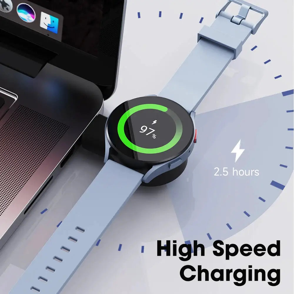Dock Charger Adapter Wireless USB Charging Cable Cord Stand For Samsung Galaxy Watch Ultra Watch5 Pro Watch 6/7/8 44mm 40mm