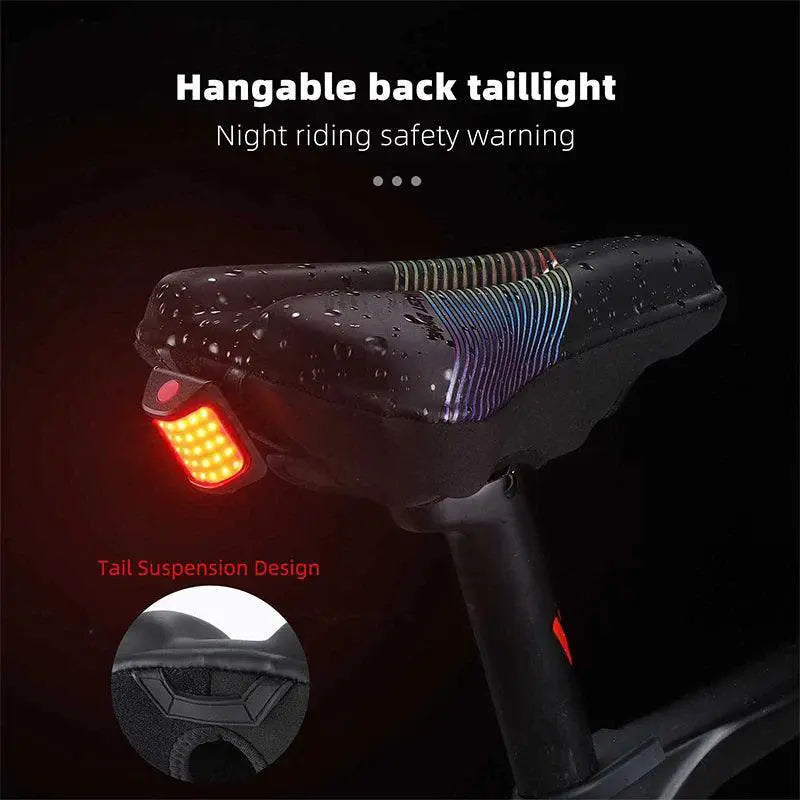 Gel Bicycle Seat Cover With Waterdrop Pattern For Comfort