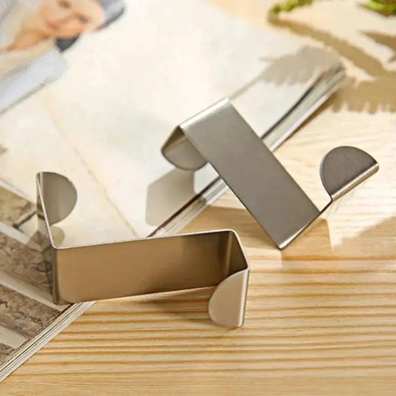 2 Pack Stainless Steel Door Hook Set For Home And Office Use