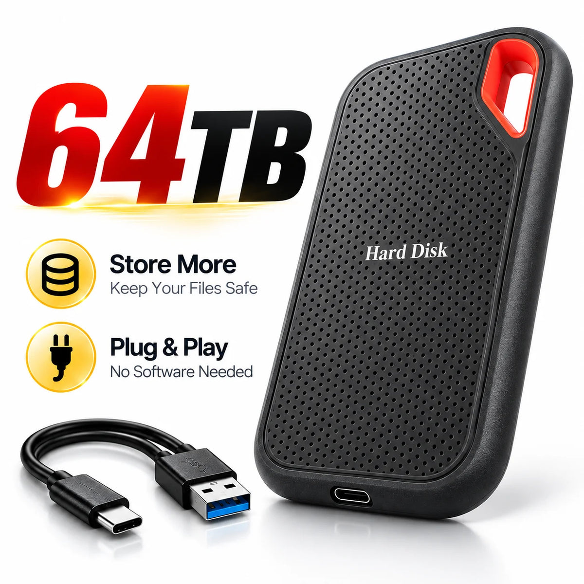 Computer Data External SSD Drive