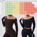 Yoga Shirts Cloud Hide Sexy Long Sleeve Top