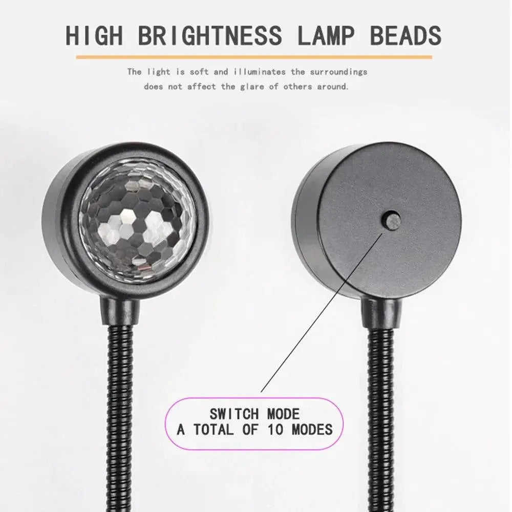 Voice Control Mini LED Car Roof Star Light Decorative Lamp