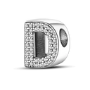 Bangle Bracelet A-z Alphabet Charm