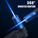 HONEST Metal Gas Lighter Jet Butane Cigar Lighter Windproof