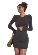 Cozy Brushed Skirt for Women Winter