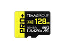 Team PRO+ microSDXC Class Memory Card with Adapter, compatible with Nintendo-Switch, Steam Deck, and ROG Ally, Speed Up to
