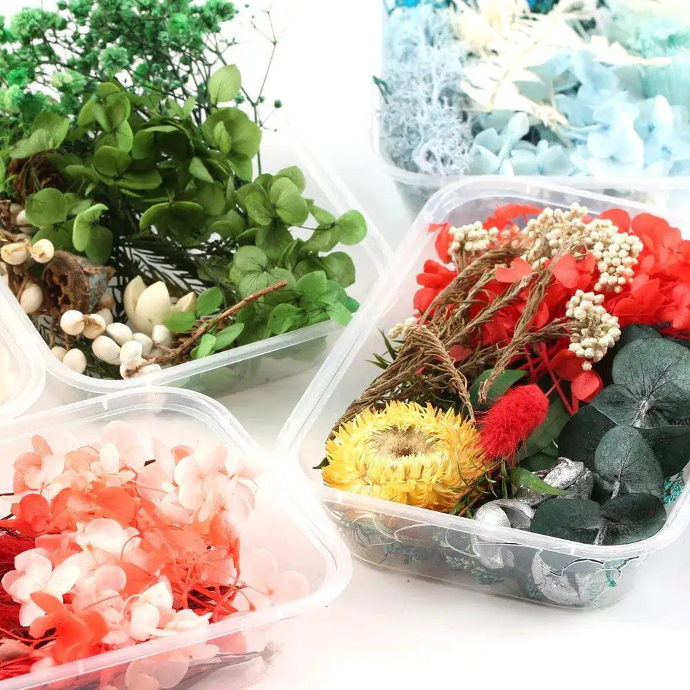 Artificial Plants And Real Dried Flowers For Home Decor