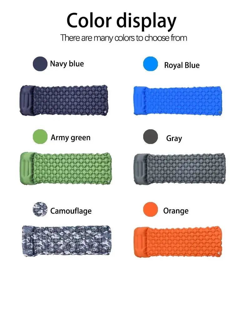 Ultralight Outdoor Sleeping Pad Inflatable Mattress Camping