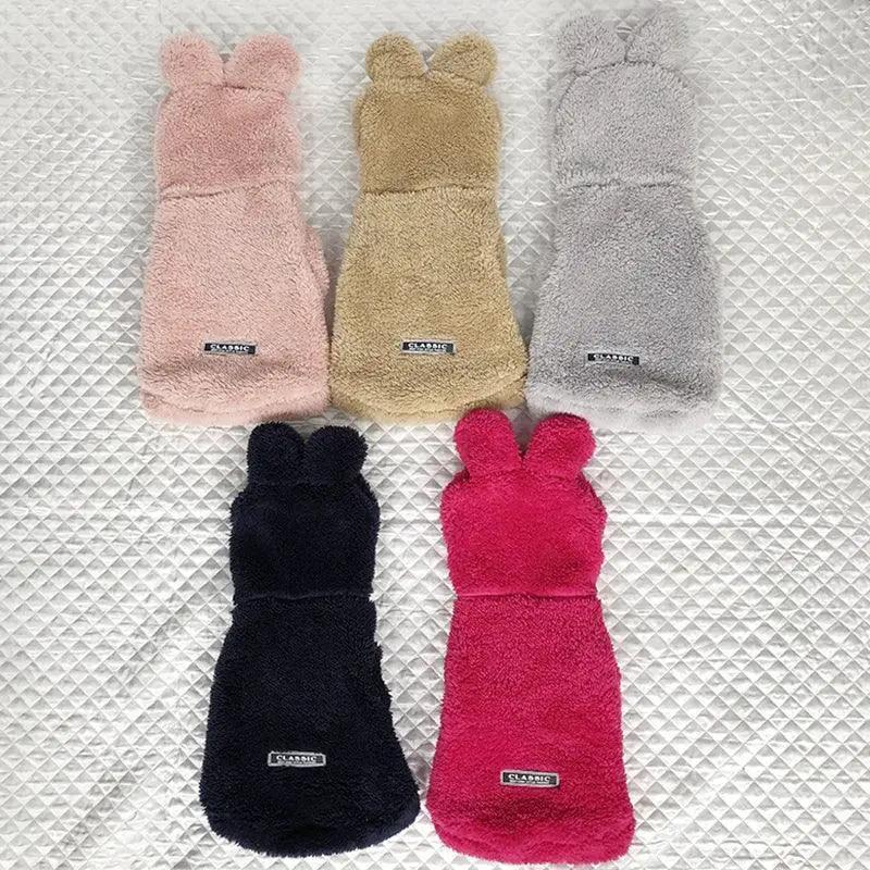 Winter Fleece Dog Hoodie For French Bulldog And Pug Cozy