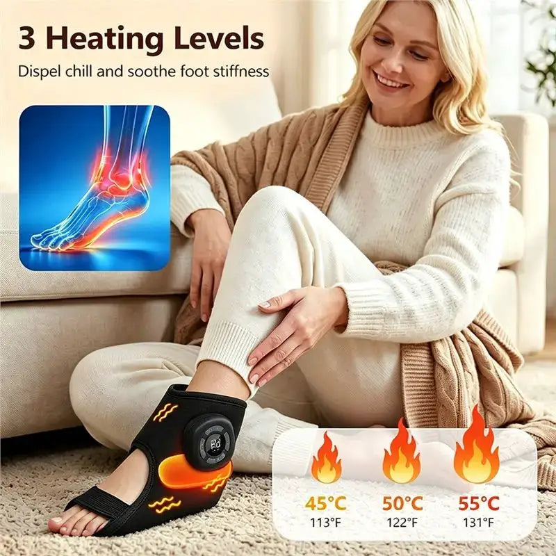 Foot Advanced Renew Triple Method Massager 5 Vibration Modes Cordless Ankle Massager