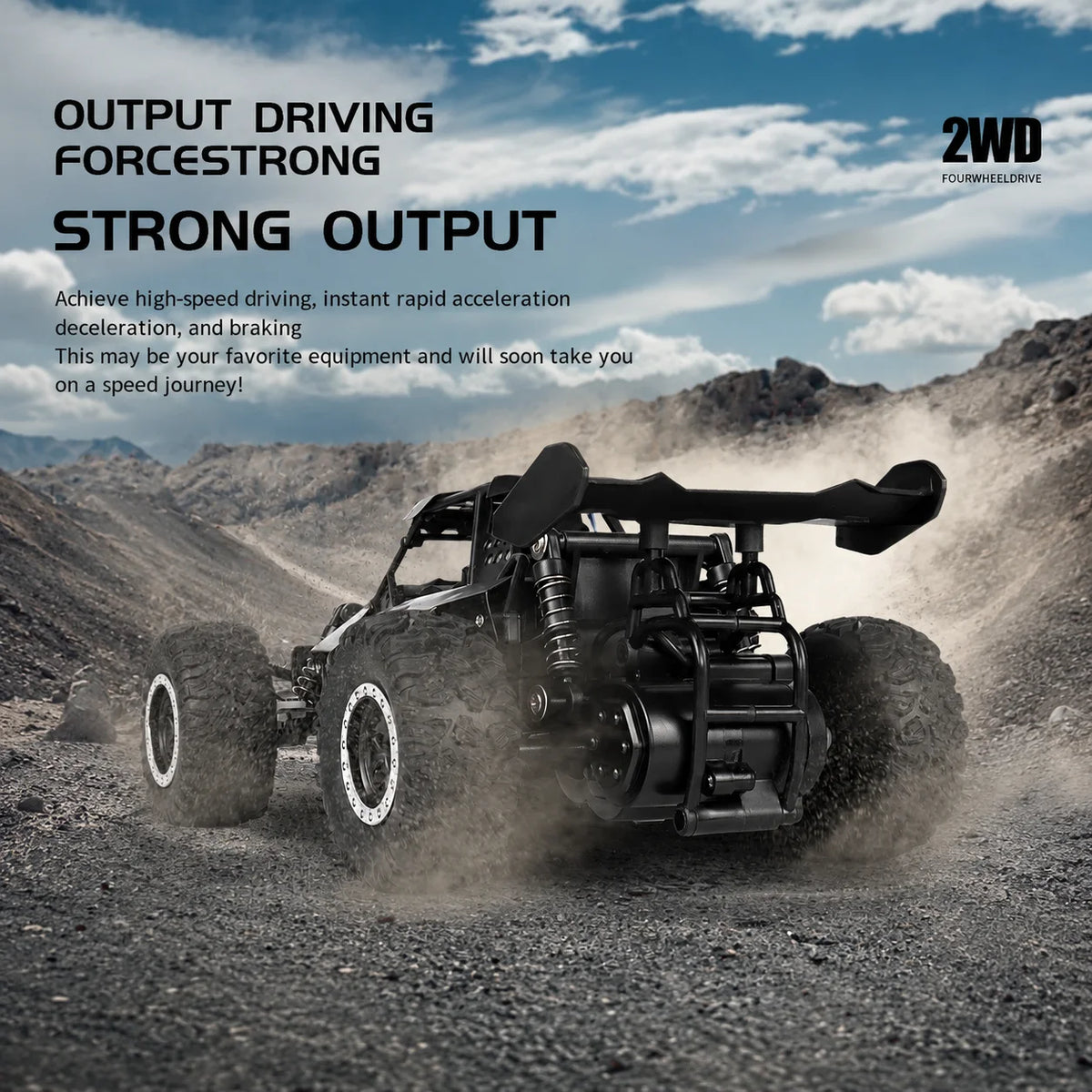 ZNLYRION Alloy RC Off Road Car Wireless Remote Control High — product view 3