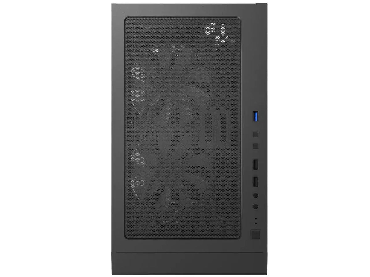 Montech X3 Mesh, 3 x 140mm& 3 x 120mm Fixed RGB Lighting Fans (Pre-Installed) ATX Mid-Tower PC Gaming Case, USB3.0, Door Open Tempered Glass Side Panel, High Ai